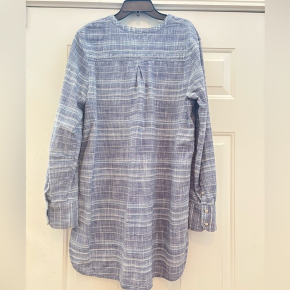 Merona Light Blue Striped Tunic Top - Picture 3 of 4